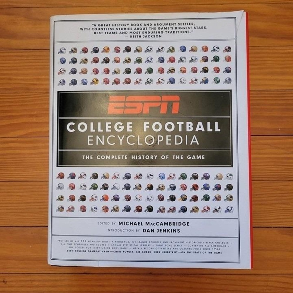 ESPN College Football Encyclopedia 2005 NCAA Historical Book Gift  Decor Staging